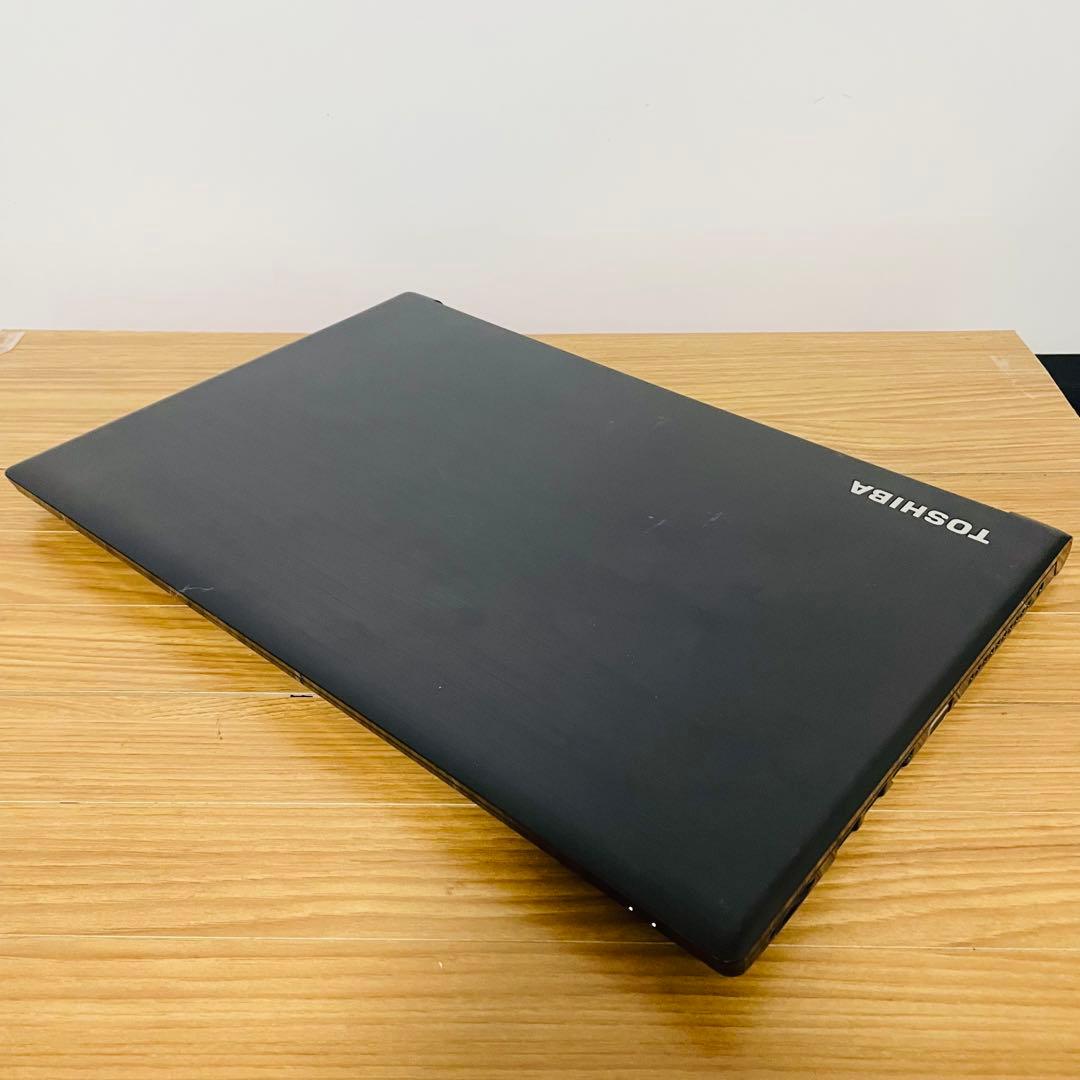 薄型i5東芝ブラックSSDノートパソコンWindows11 オフィスDVD①