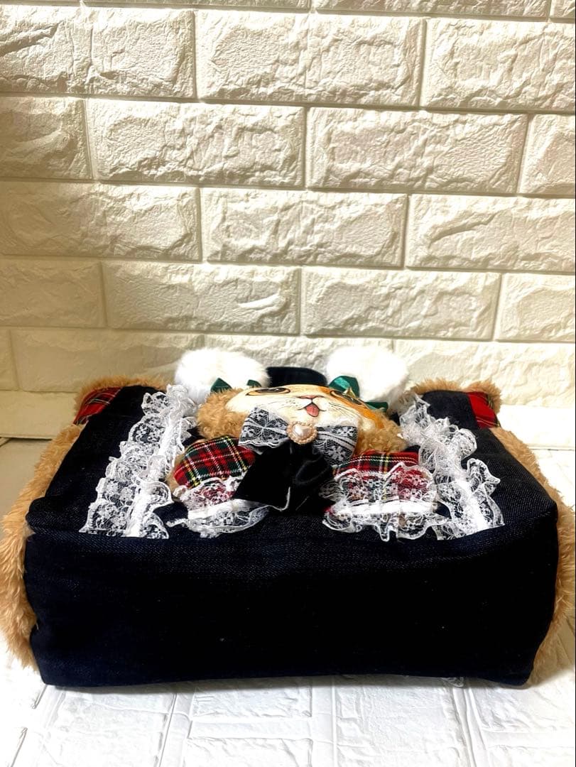 さ*ー様 コヤンイサムチョン　両サイドポケットハンドメイド ふわふわ　トートバッ