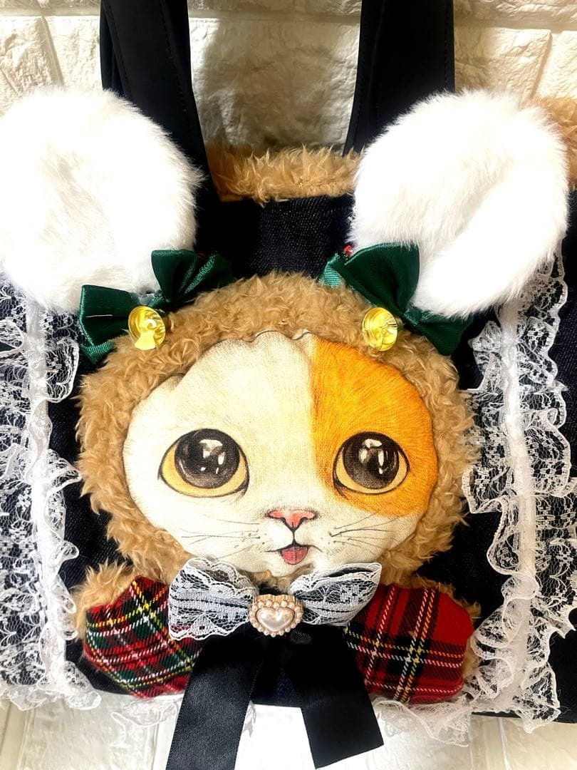 さ*ー様 コヤンイサムチョン　両サイドポケットハンドメイド ふわふわ　トートバッ