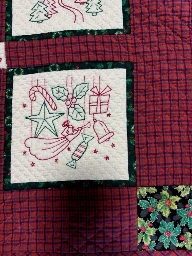 パッチワークタペストリー【XmasＶｅｒ．使い道色々】 今週いっぱいの価格です