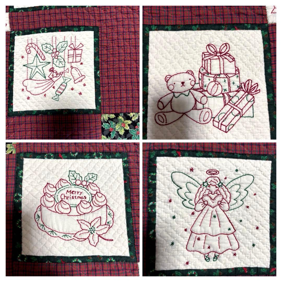 パッチワークタペストリー【XmasＶｅｒ．使い道色々】 今週いっぱいの価格です