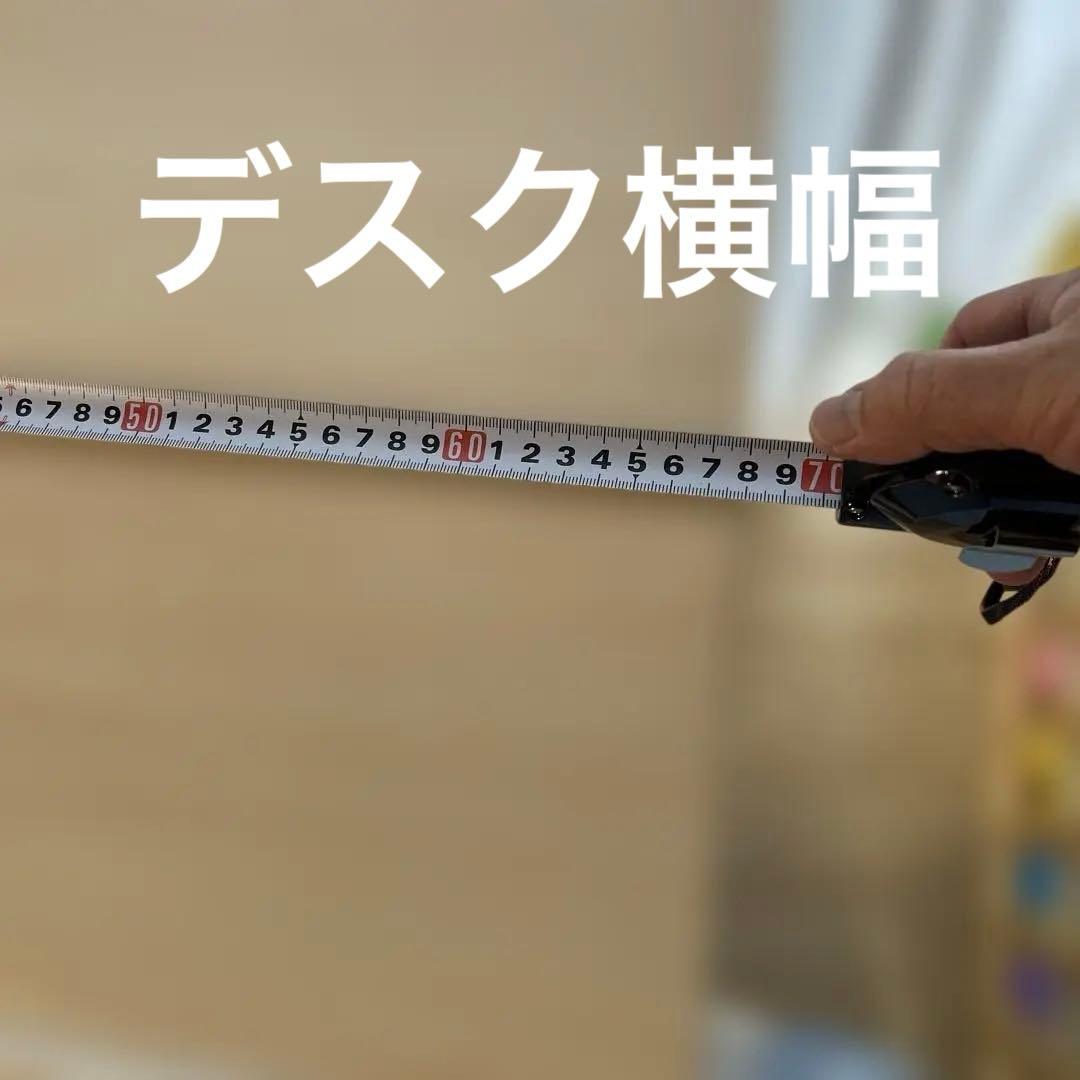 【南福岡駅　直接引取限定】木目調 高さ調整　ローラー付　多機能デスク