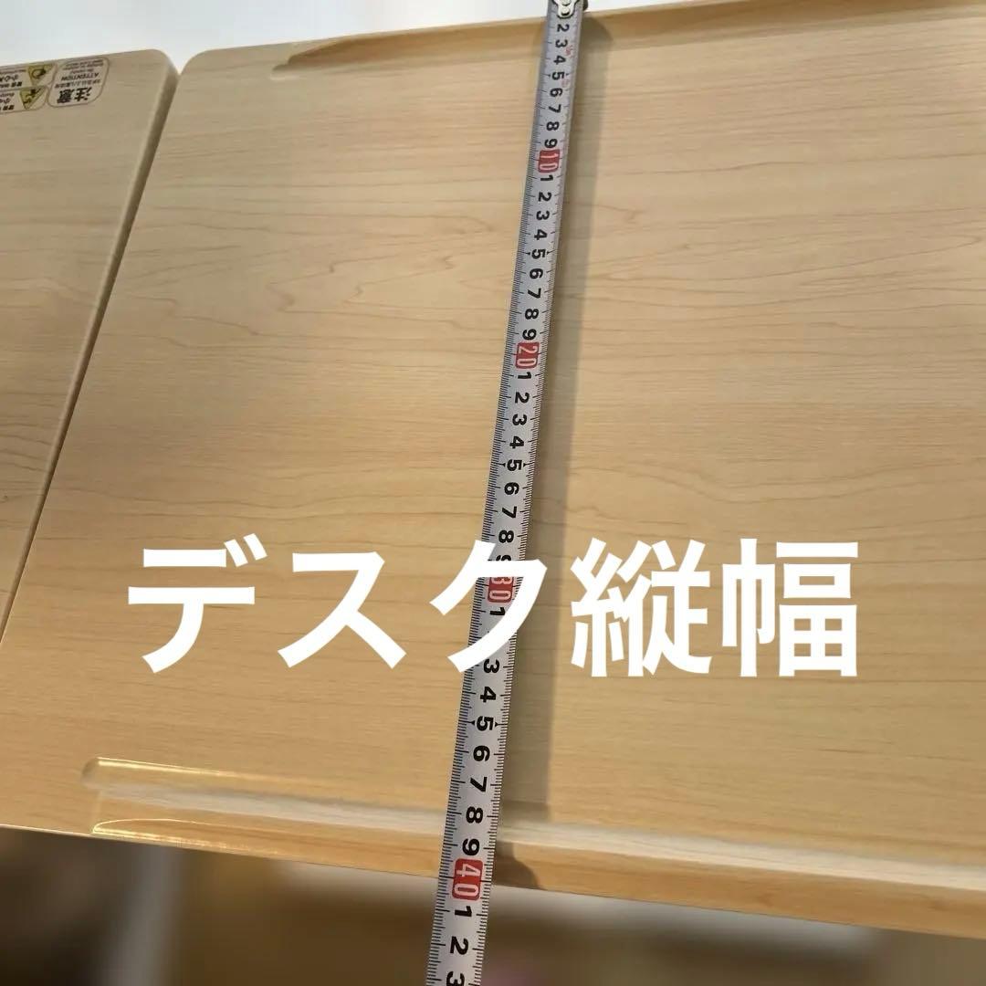 【南福岡駅　直接引取限定】木目調 高さ調整　ローラー付　多機能デスク