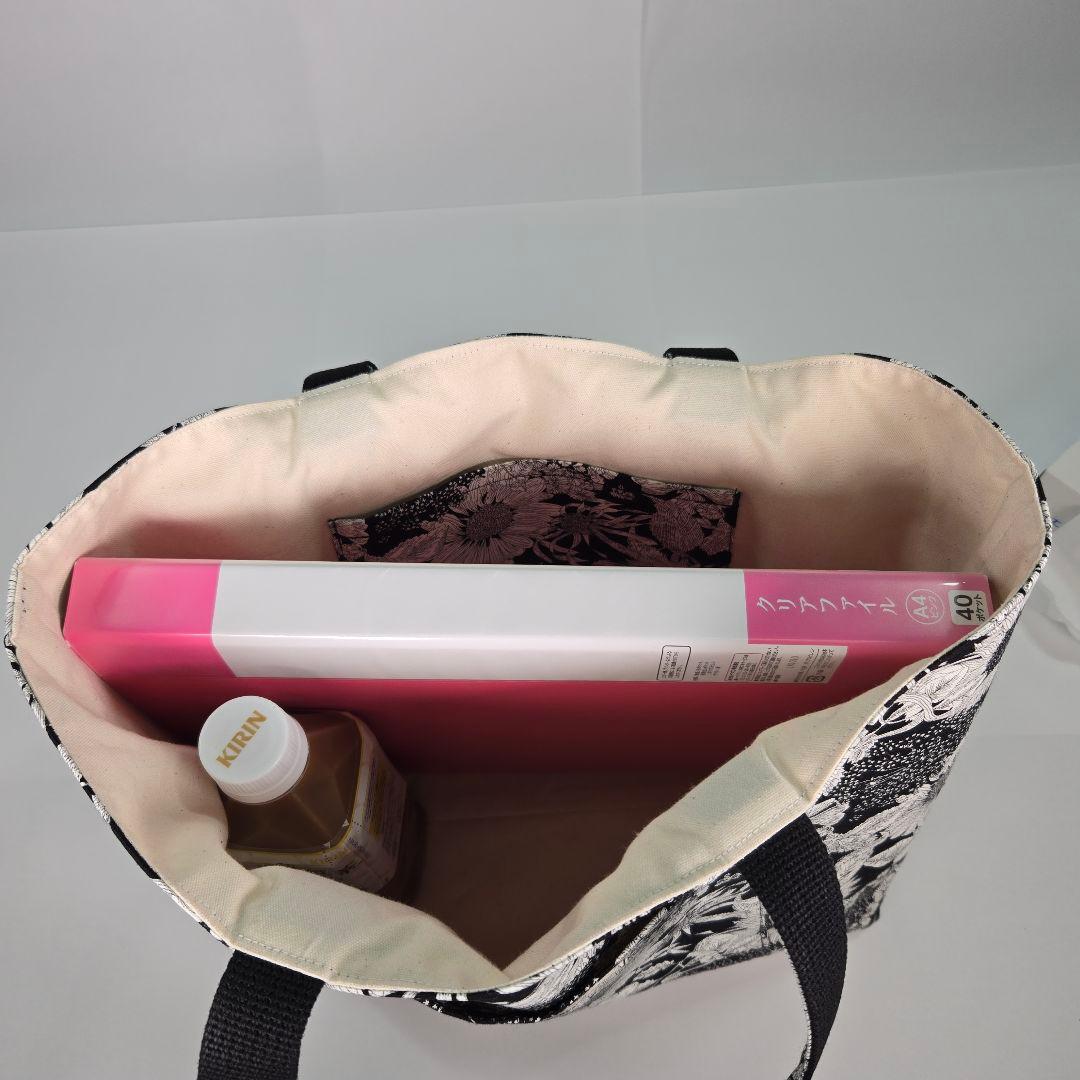 トートバッグ大(LIBERTY＊スイムダンクレア ホワイト)