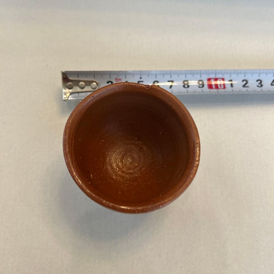 『値引き』【貴重】人間国宝　藤原啓 ぐい吞　 火縄