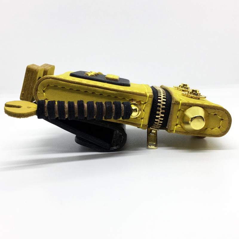 【本革】 ミニポーチ ロボット 小物入れ カード入れ レザー ハンドメイド