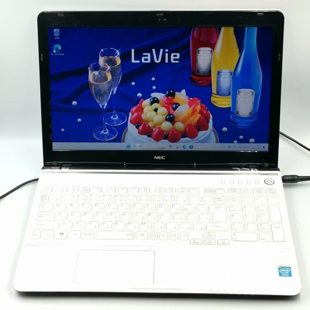 ホワイトカラー✨ Windows11 ノートパソコン Webカメラ すぐ使える！