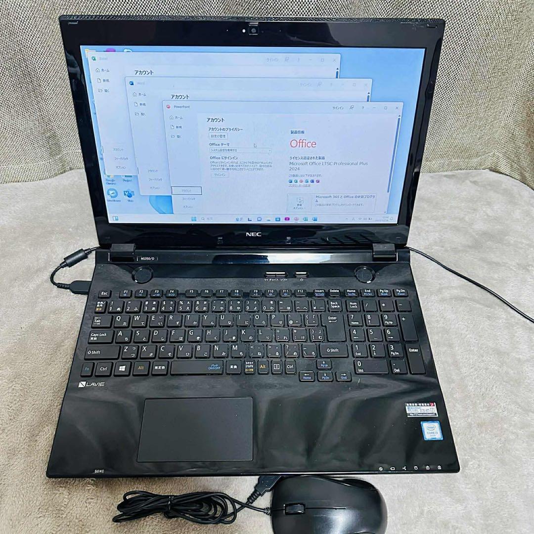 S210 NECノートパソコンSSD高速 WEBカメラWindows11オフィス