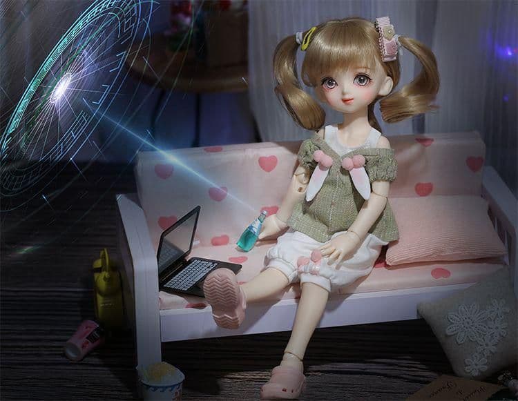 A15 BJD 1/6 ドール本体　 Yuzu 球体関節人形 ハンドメイド