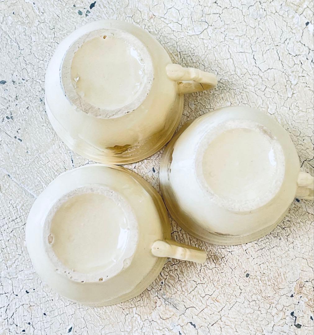 サルグミンヌ　花リム　金彩　5点set