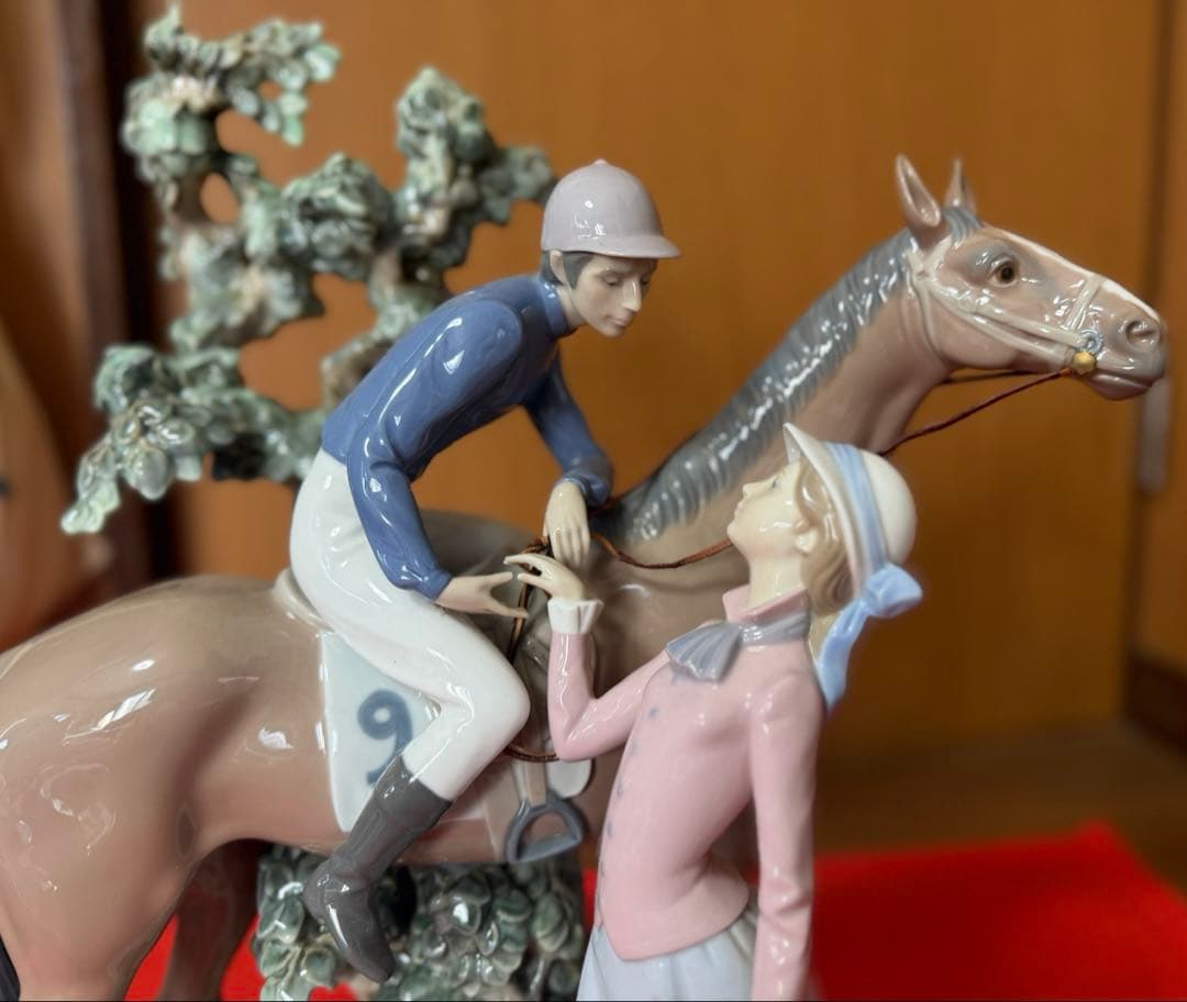美品リャドロ大型フィギュア乗馬クラブの恋人￼