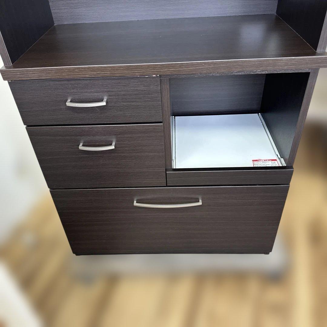 持ち帰り大歓迎　ニトリ キッチンボード コパン 幅80cm 食器棚 キッチン収納