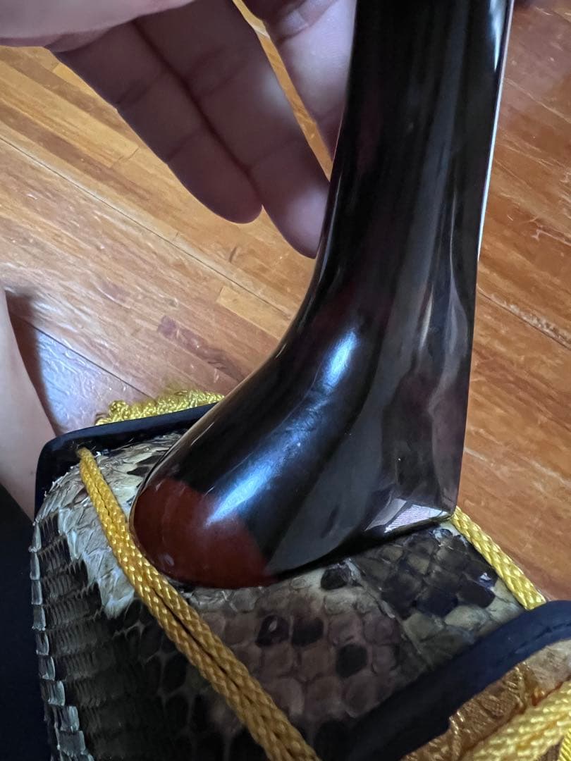 三線本体 木製 3弦 黒