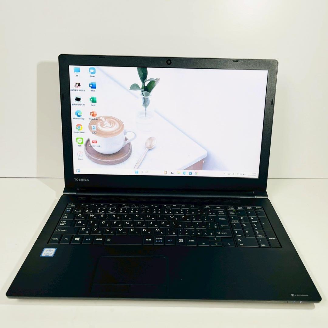 美品✨薄型 Windows11 ノートパソコン SSD オフィス カメラ 東芝