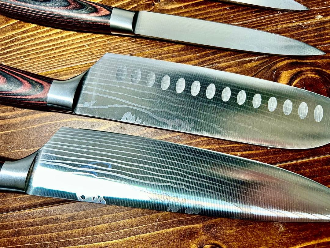 【未使用】三徳包丁 キッチンナイフ 包丁✖4本セット！