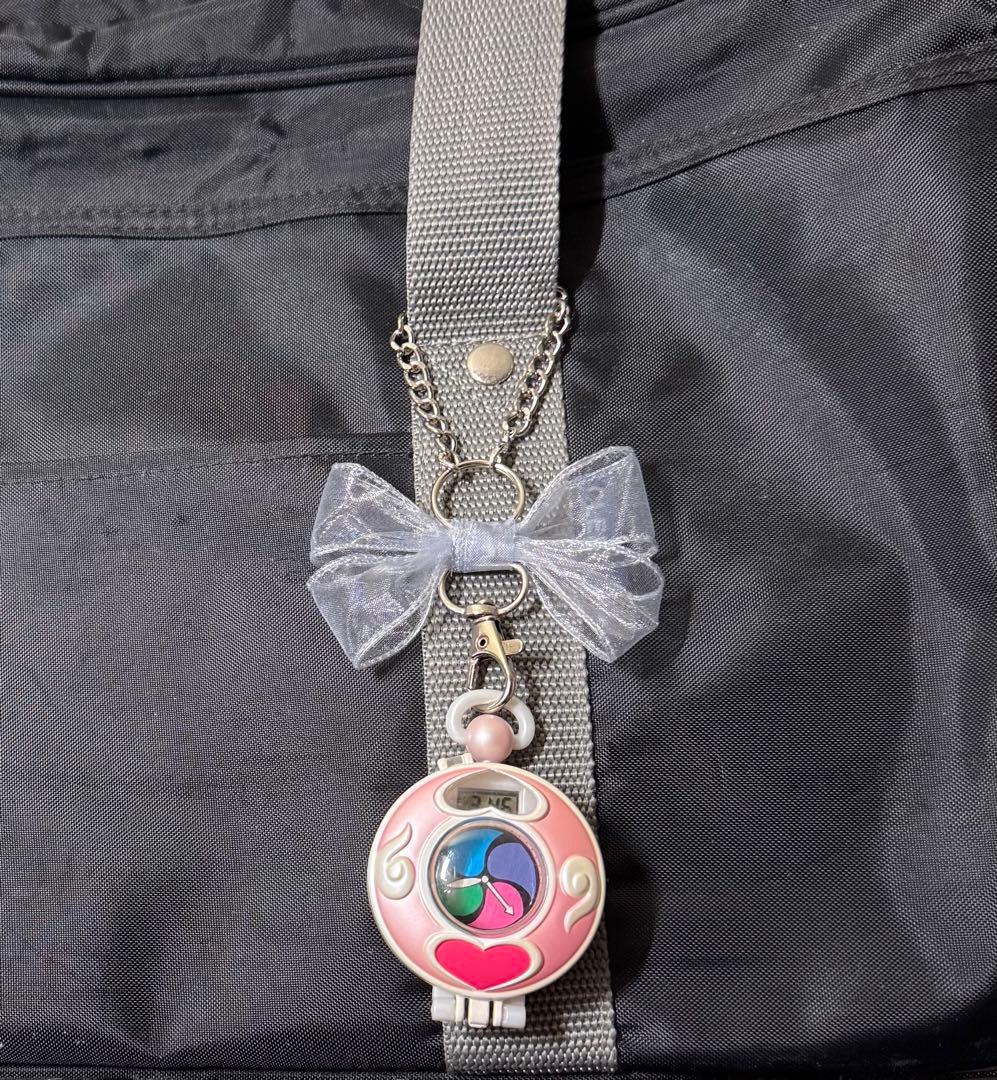 妖怪ウォッチ　ミニチュア　きゃらっち　フミちゃん　メダル付き　バンダイ