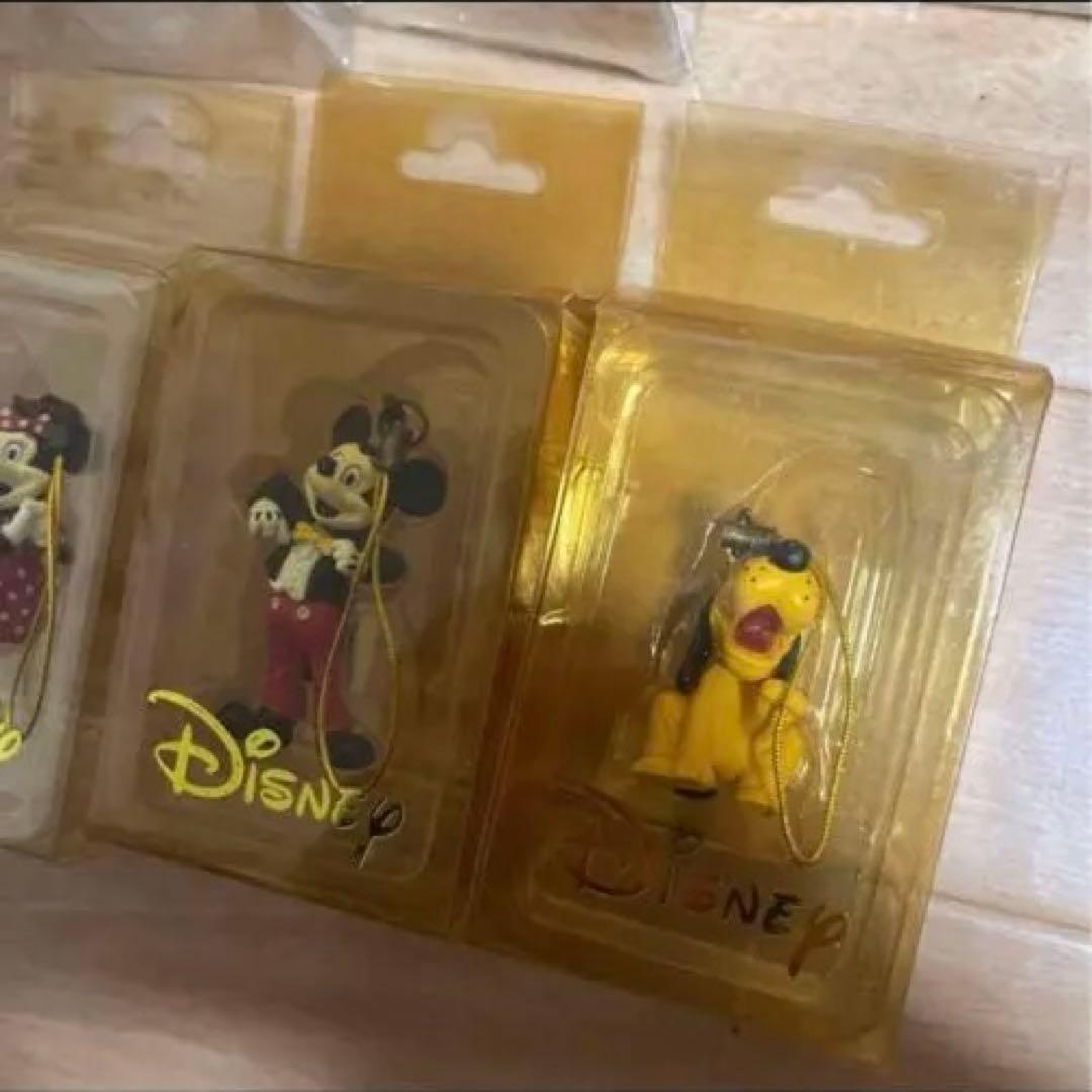 ディズニー　ヴィンテージ　ストラップ 8個セット　フィギュア　ミッキー　ミニー