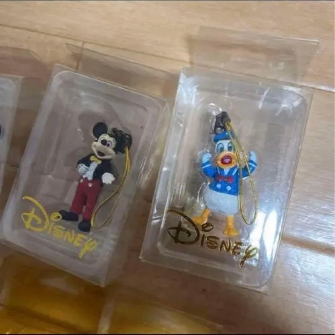 ディズニー　ヴィンテージ　ストラップ 8個セット　フィギュア　ミッキー　ミニー
