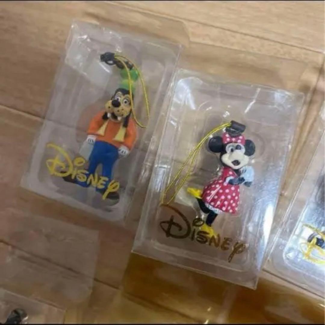ディズニー　ヴィンテージ　ストラップ 8個セット　フィギュア　ミッキー　ミニー