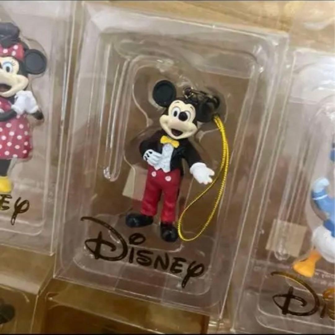 ディズニー　ヴィンテージ　ストラップ 8個セット　フィギュア　ミッキー　ミニー