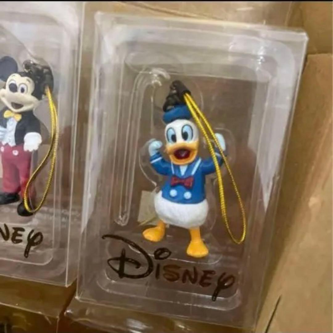 ディズニー　ヴィンテージ　ストラップ 8個セット　フィギュア　ミッキー　ミニー