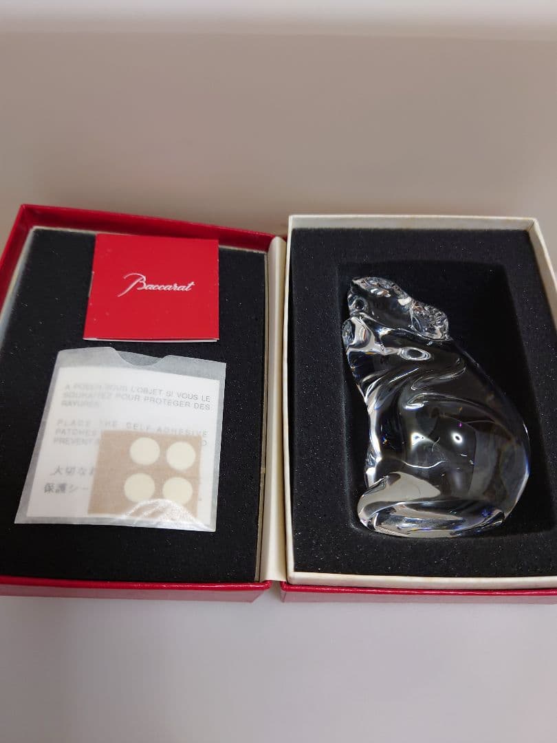 Baccarat バカラ　クリスタル　干支　ネズミ　子