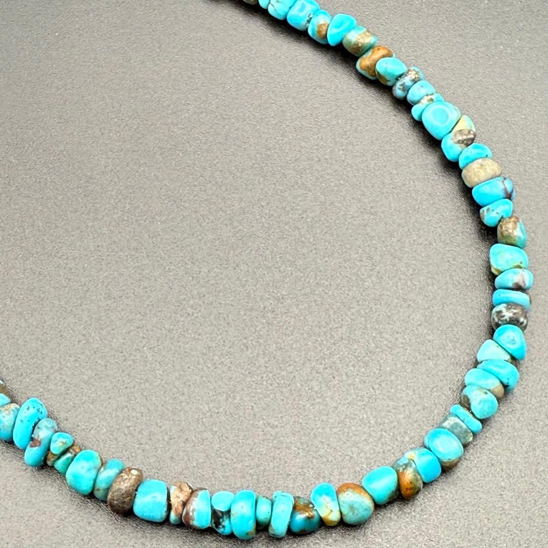 ◆【新品】 ターコイズ ネックレス 45～50cm