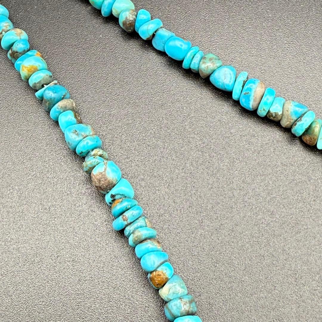 ◆【新品】 ターコイズ ネックレス 45～50cm