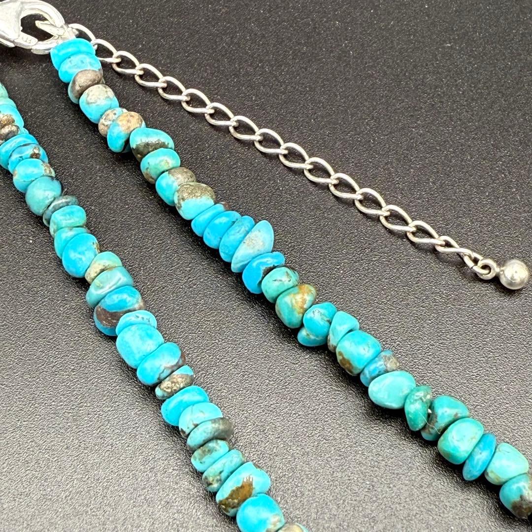 ◆【新品】 ターコイズ ネックレス 45～50cm