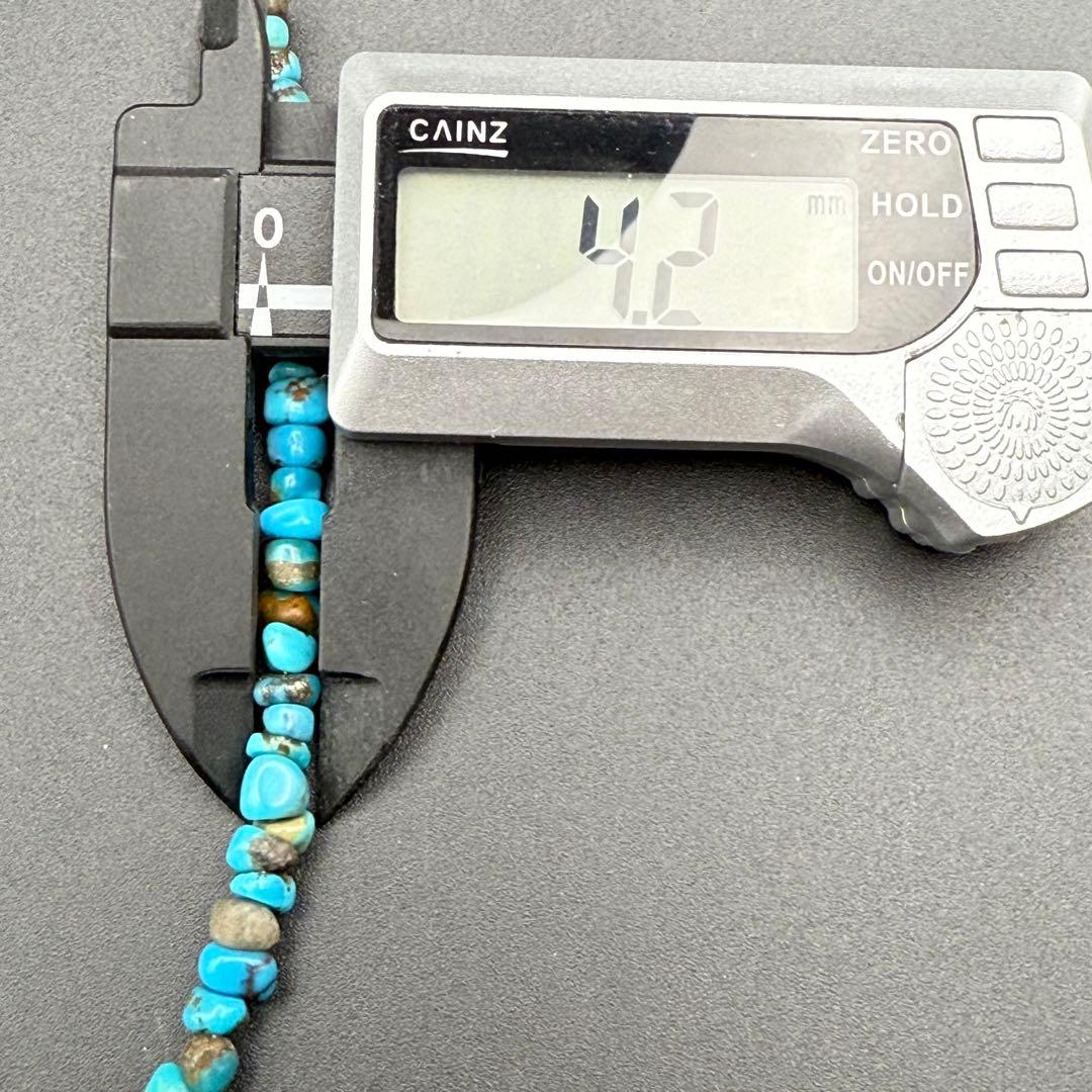 ◆【新品】 ターコイズ ネックレス 45～50cm