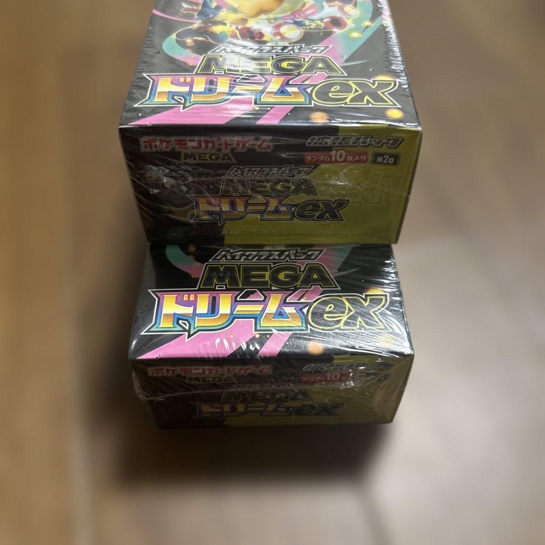 ポケモンカードゲーム MEGA ドリームEX ボックスシュリンク付き２箱
