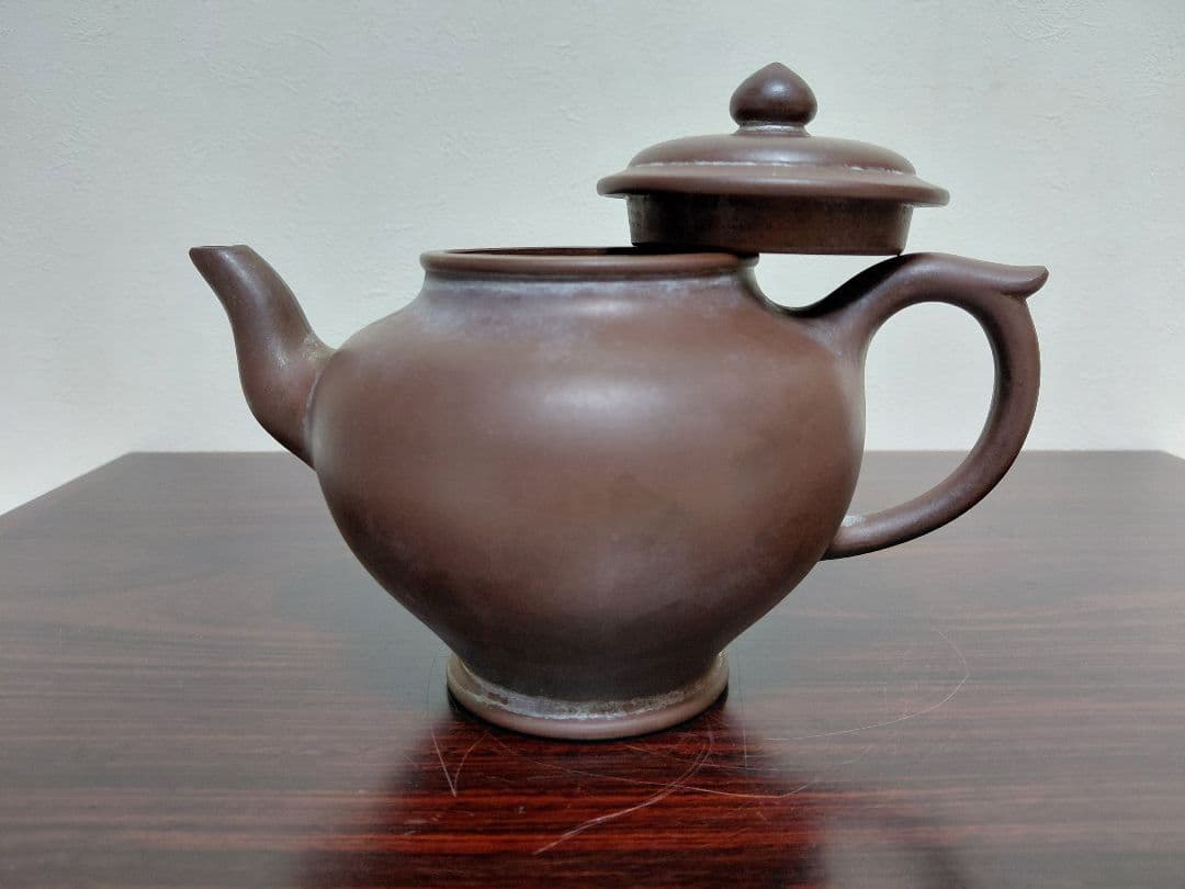 中国急須と錫の茶壺 煎茶道具