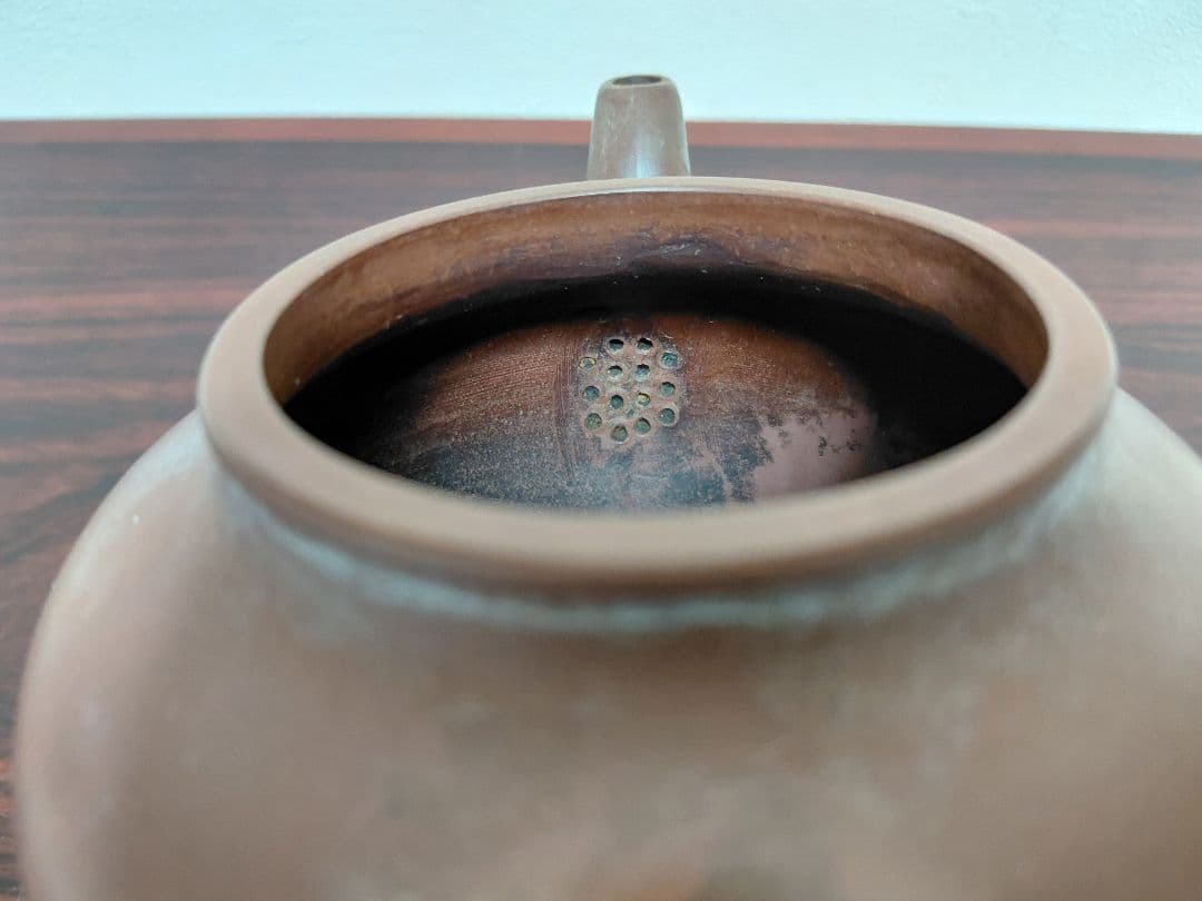 中国急須と錫の茶壺 煎茶道具