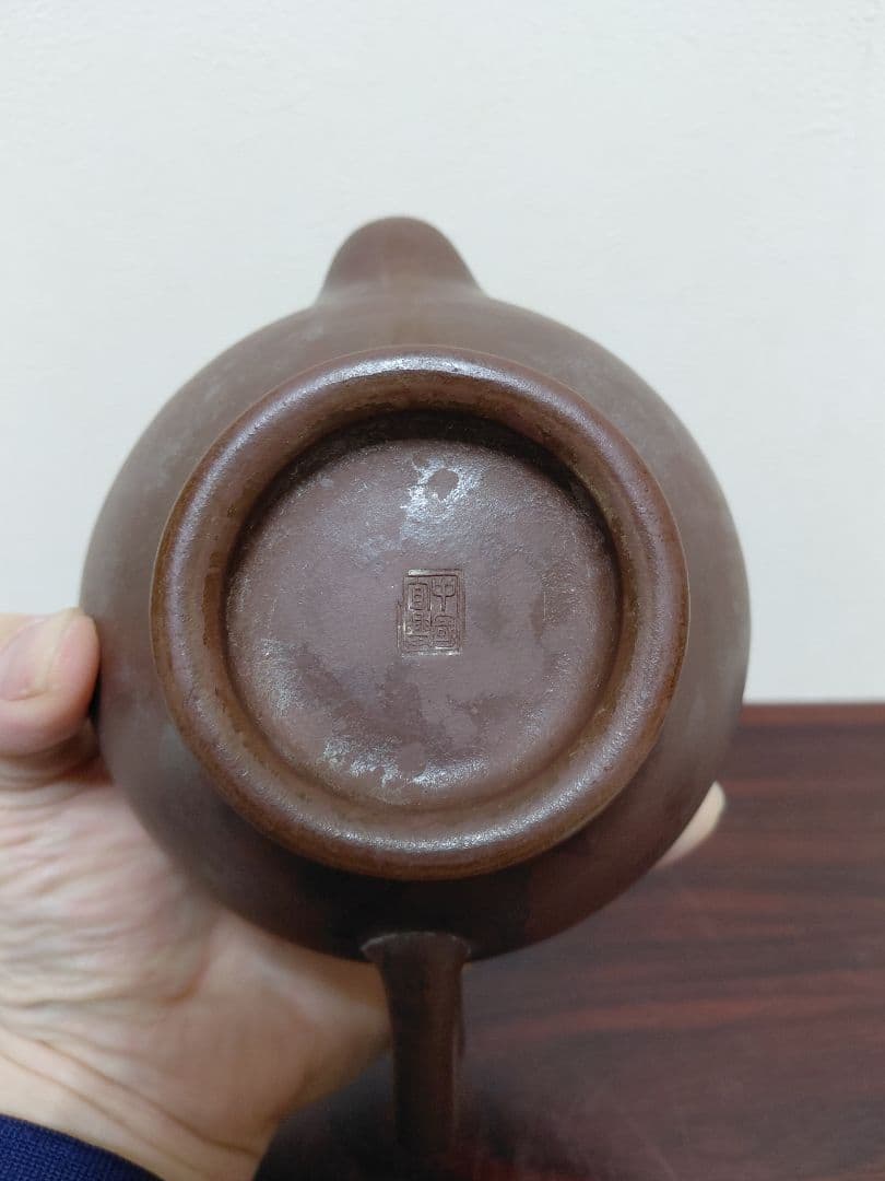 中国急須と錫の茶壺 煎茶道具