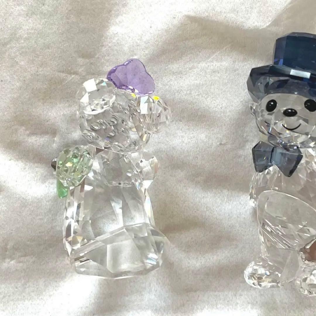 新品・未使用　SWAROVSKI スワロフスキー　クリスベア　2点セット