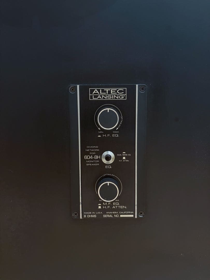 ALTEC アルテック　718A 604-8H 希少
