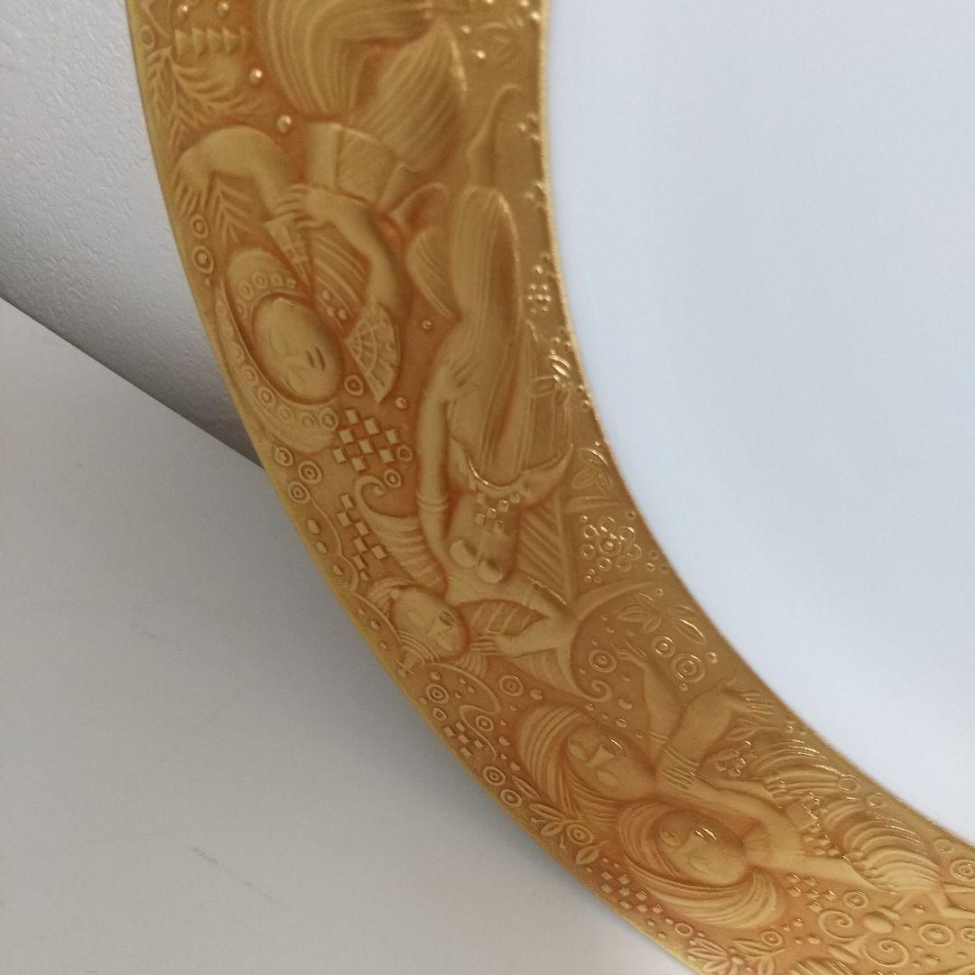 ローゼンタール　魔笛　26cm　皿　プレート　ゴールド　Rosenthal