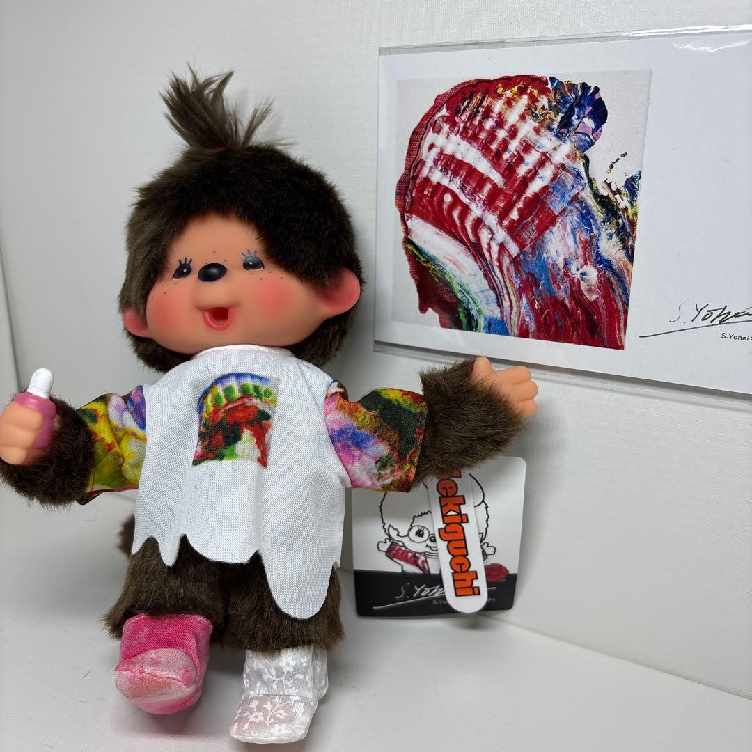 新品 杉田洋平 アートなモンチッチちゃん monchhichi 3494