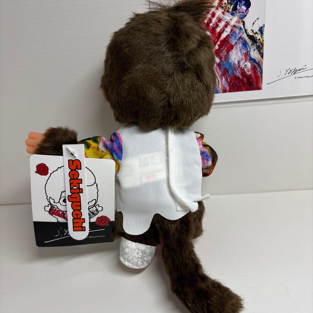 新品 杉田洋平 アートなモンチッチちゃん monchhichi 3494