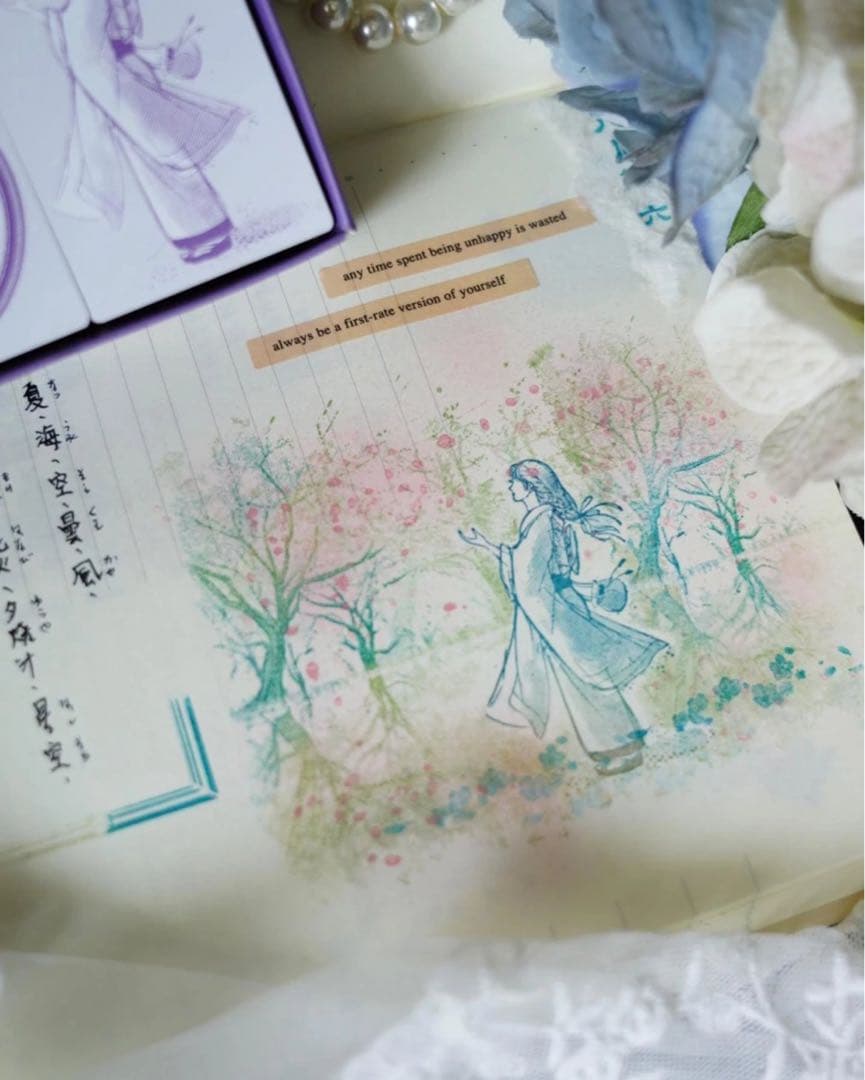 小星xiaoxing 海外 作家 スタンプ　5枚セット+特典1枚