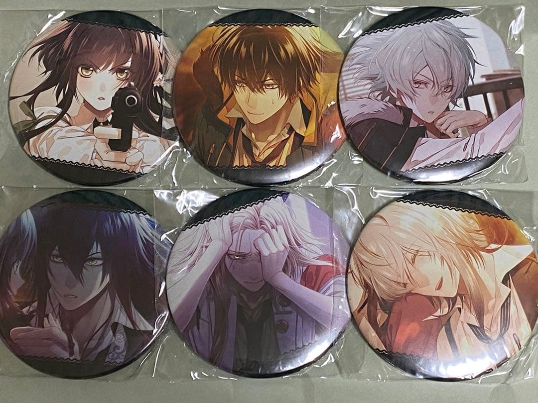 100mm 缶バッジ Collar×Malice カラーマリス カラマリ 6点