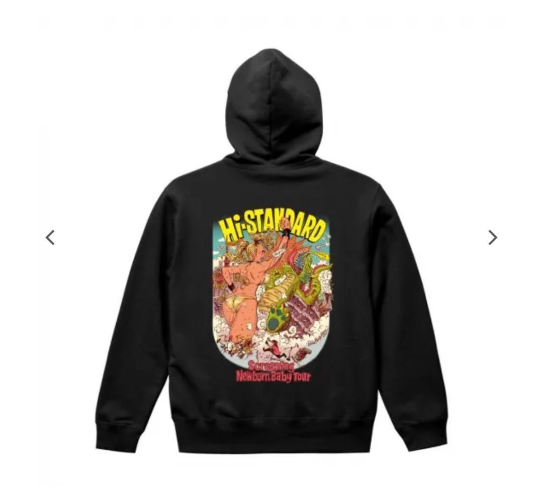 XXL ハイスタンダード SNB RJB HOODIE（BLACK）パーカー　黒