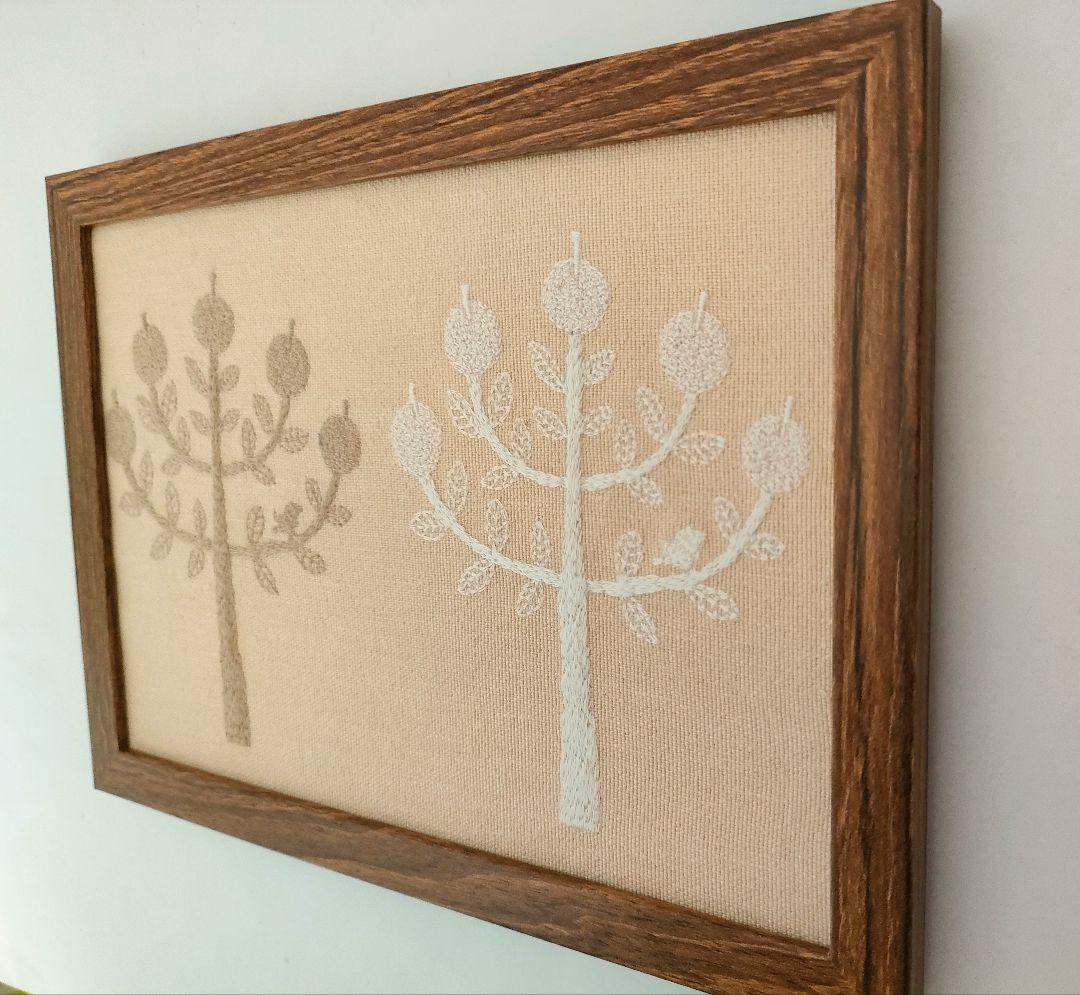 SOLD ミナペルホネン　リンゴ　ringo　壁飾り　ベージュ