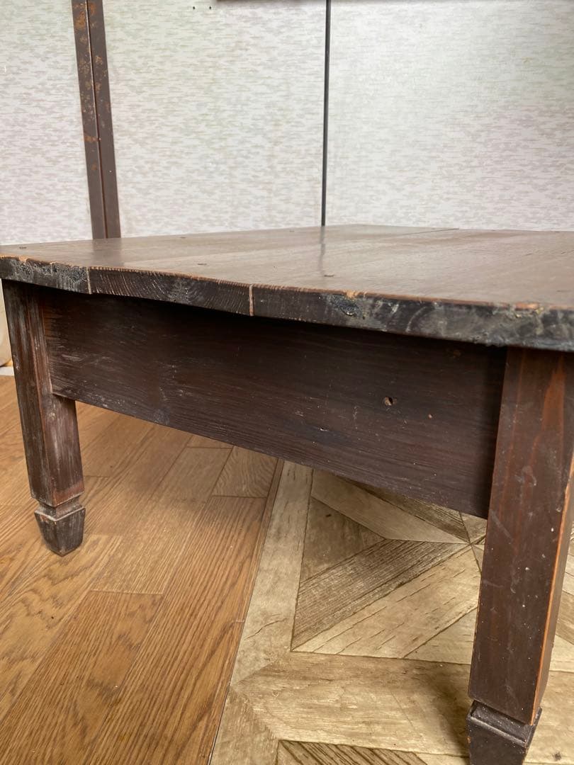 文机 テーブル　ローデスク 古道具　レトロ