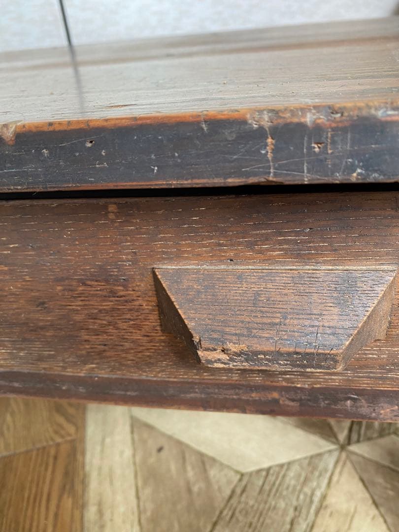 文机 テーブル　ローデスク 古道具　レトロ