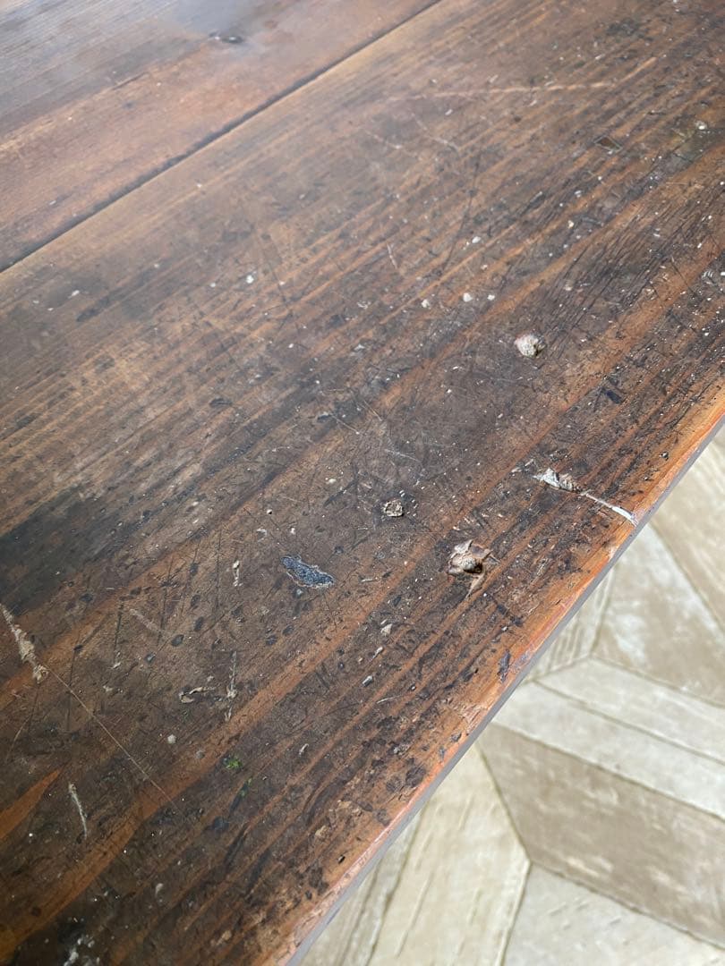 文机 テーブル　ローデスク 古道具　レトロ