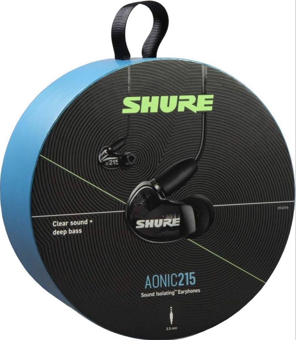 SHURE AONIC215 有線イヤホン　オーディオ変換ケーブル　変換アダプタ