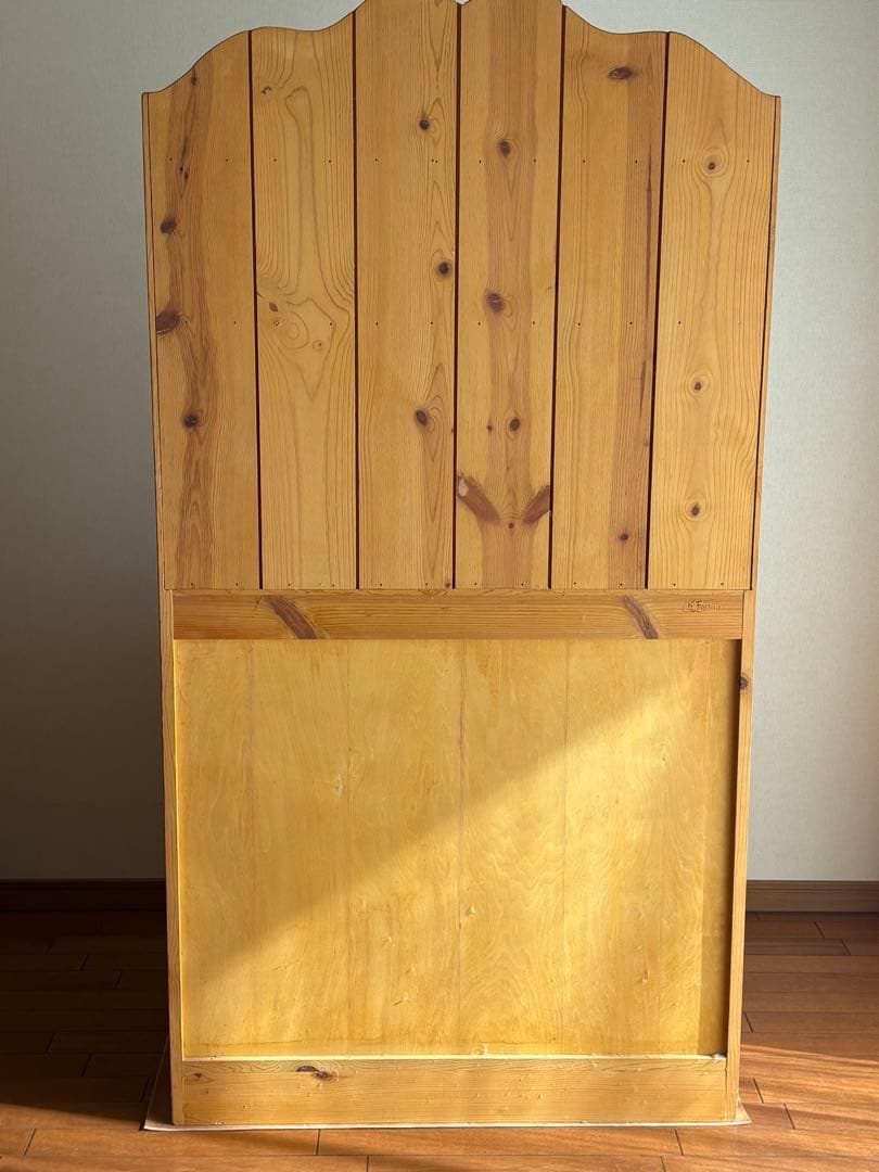 無垢材カントリーカップボード食器棚 k factory アントステラ系　送料込み