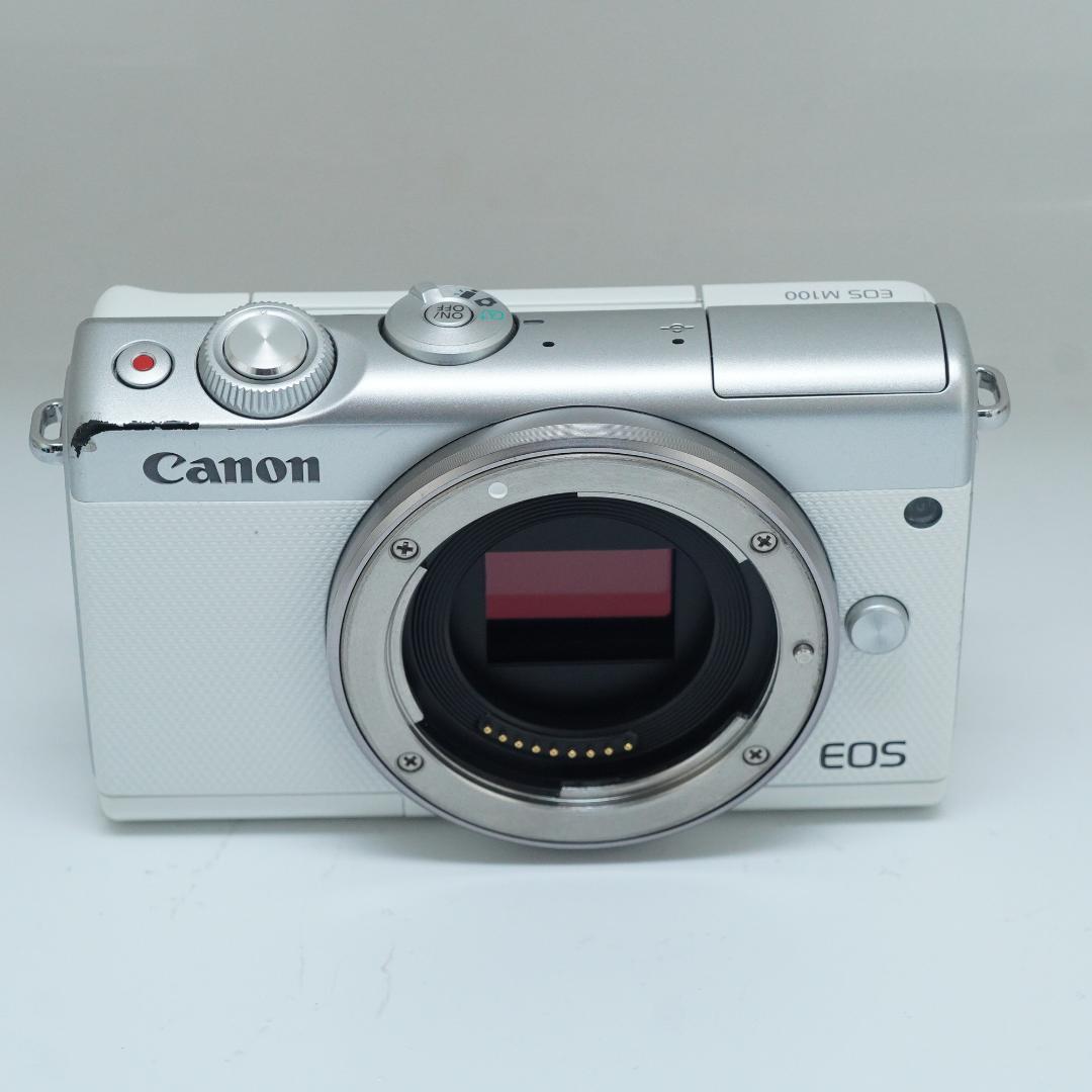 スマホ転送機能付♪キヤノン EOS M100ホワイト