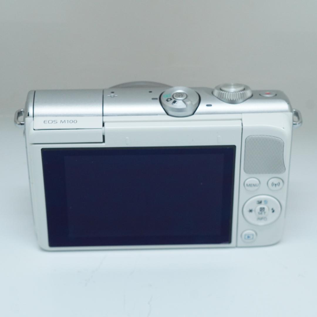 スマホ転送機能付♪キヤノン EOS M100ホワイト